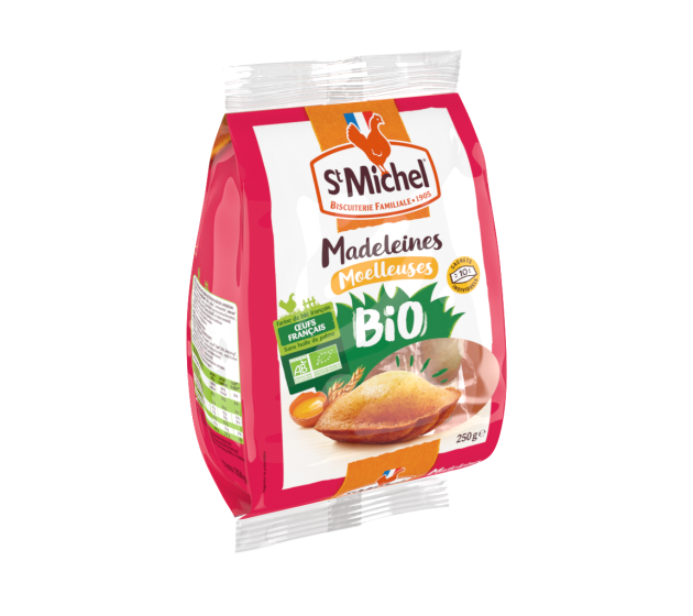 Madeleines moelleuses BIO