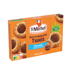 Galette moelleuse tigrée chocolat