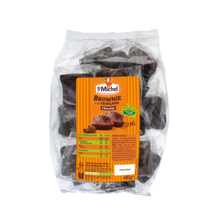 Brownies individuels chocolat noir (x18)