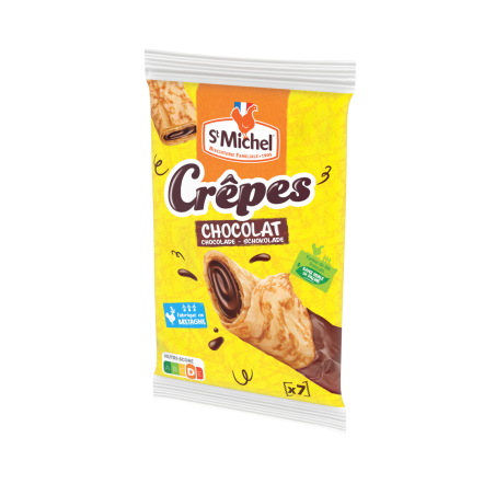 Crêpe fourrée chocolat noisette St Michel – Le nouveau goûter 2025