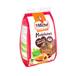 Madeleines cœur au bon chocolat